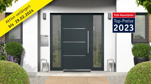 Haustür PaXentree Aluminium Aktion 2023