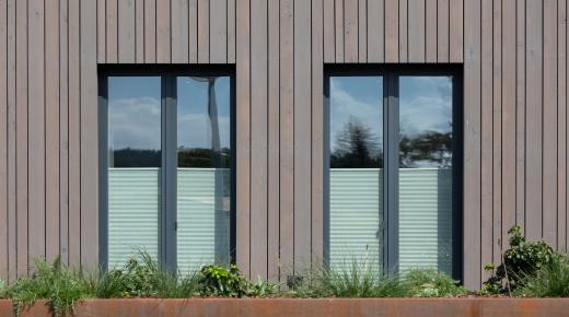 Holz-Aluminium-Fenster bodentief