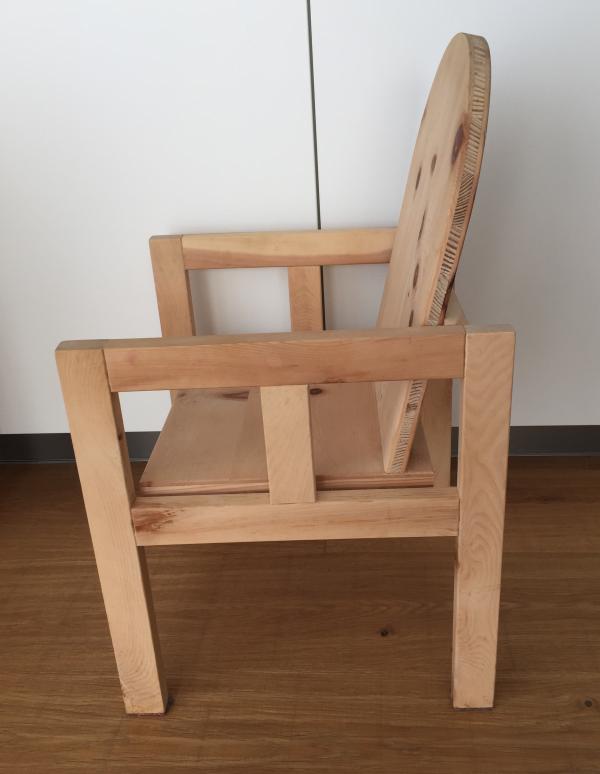 Kinder Zirbensitzgruppe: Stuhl (Seitenansicht)