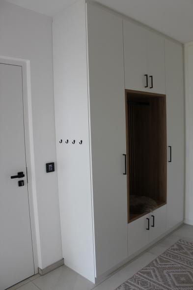 Einbaugarderobe weiß 2