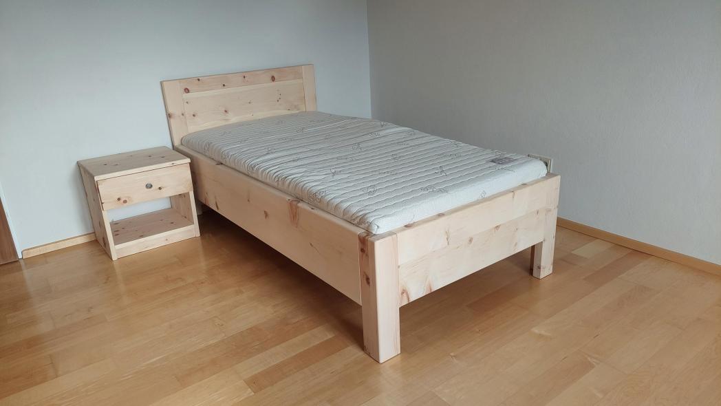 Zirbenbett 100 x 200 cm