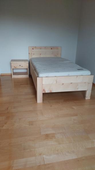 Zirbenbett 100 x 200 cm 2