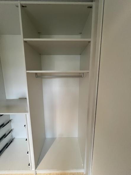 Gleittüren Kleiderschrank mit Floatglas Classic Gray 3