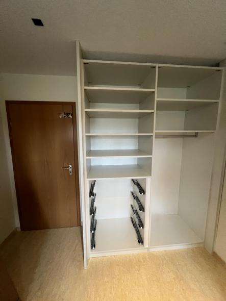 Gleittüren Kleiderschrank mit Floatglas Classic Gray 4